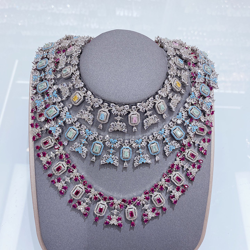 Full CZ Stones Wedding Jewelry Set D1151